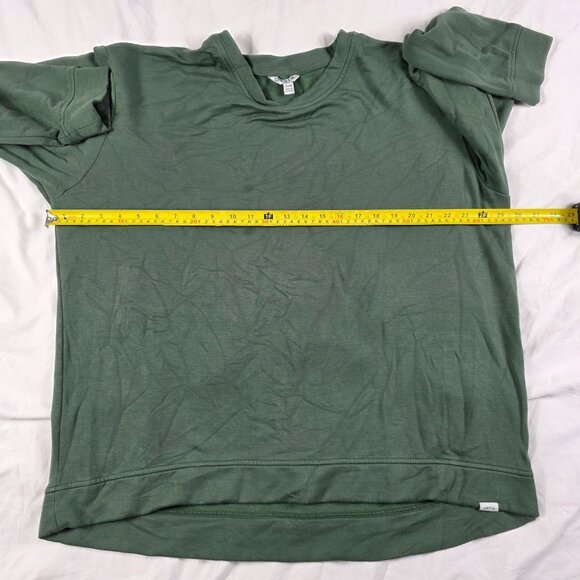 Orvis Womens XL Green Long Sleeve Crewneck Pullover Sweater Casual Relaxed Fit - Picture 6 of 9